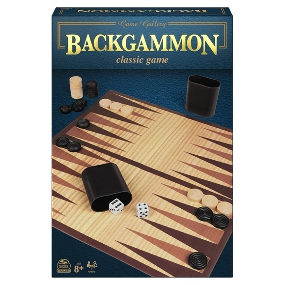 Game Gallery Backgammon Classic Game Spin Master 2021 Brand New Sealed - Picture 1 of 6